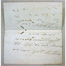 CIVIL WAR LETTER FROM SOLDIER - WILKES BARRE, PA -