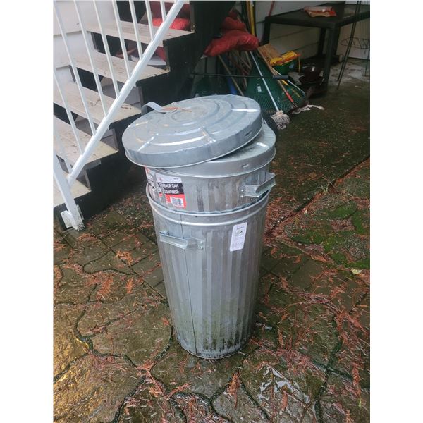 Galvanized Garbage Cans B