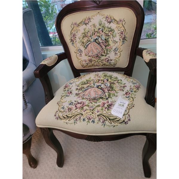 Vintage Style Petit Point Chair C