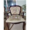 Image 1 : Vintage Style Petit Point Chair C