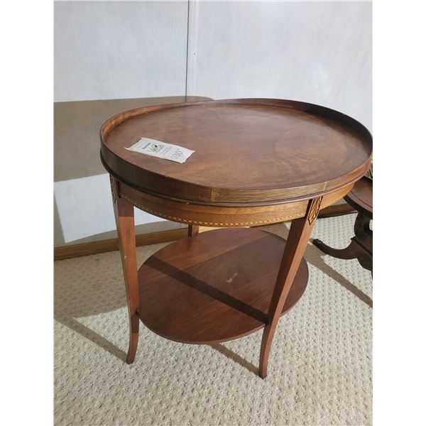 Oval End Table A