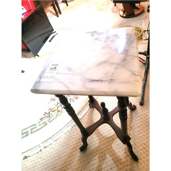 Marble, Wood Table A