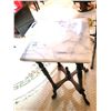 Image 1 : Marble, Wood Table A
