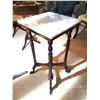 Image 4 : Marble, Wood Table A