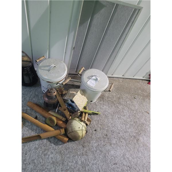 Wind Chimes, Lidded Containers A