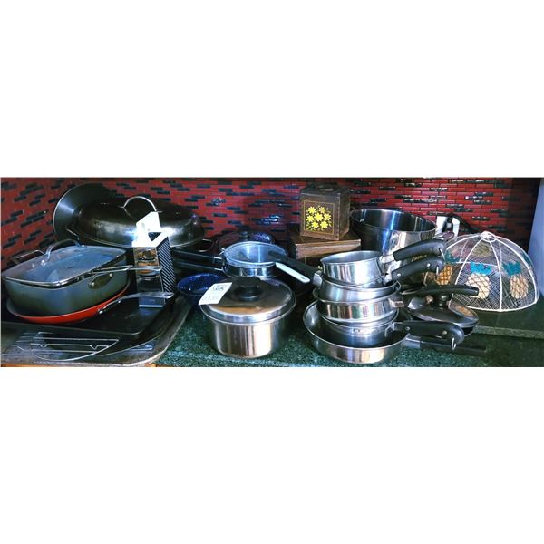 Pots, Pans, Baking Sheets A