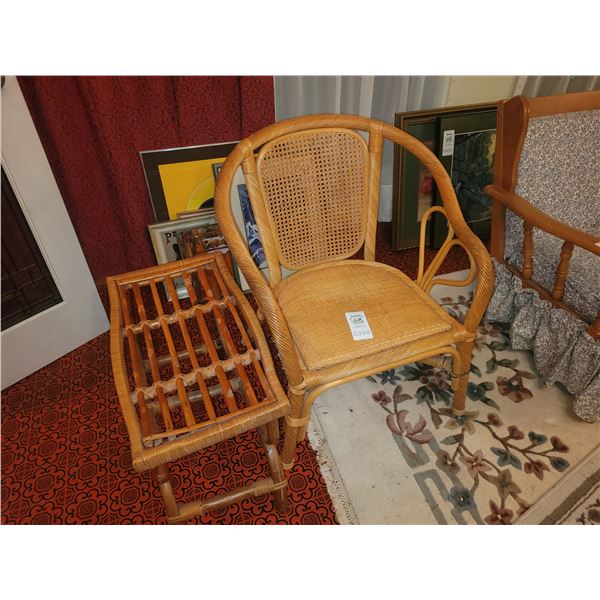 Rattan Chair, Table A