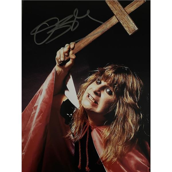 Ozzy Osbourne signed photo