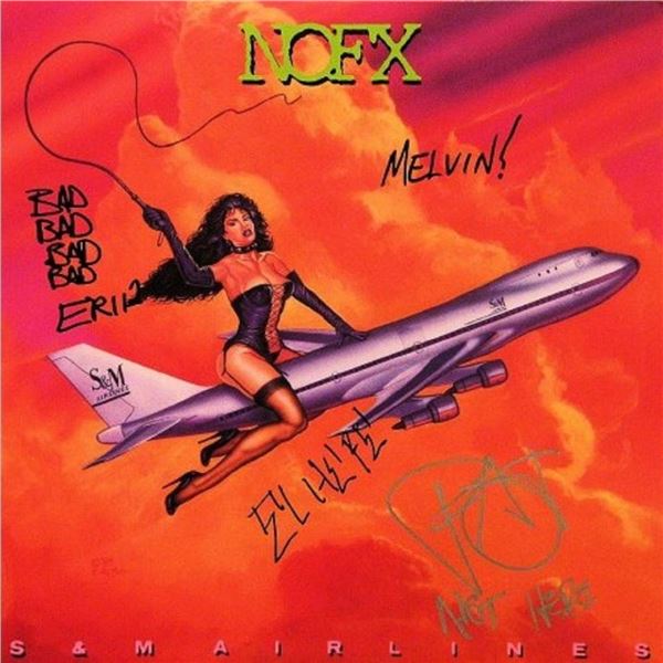 NOFX signed S & M Airlines album