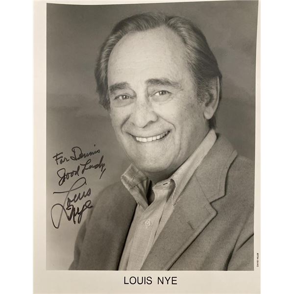 The Science Guy Louis Nye signed photo