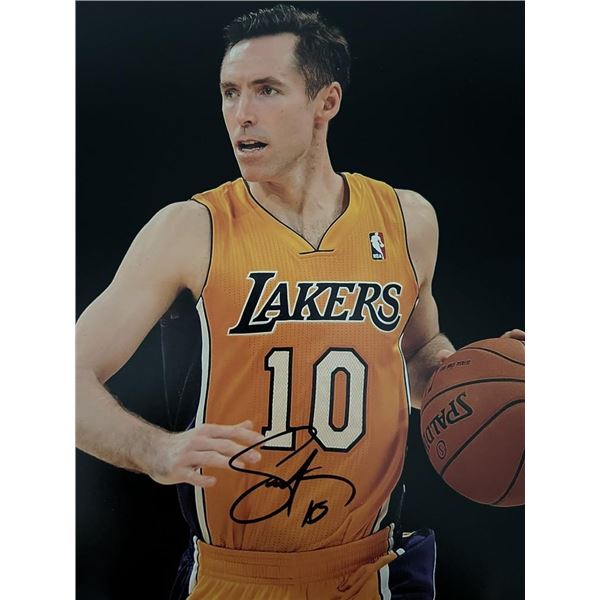 LA Lakers Steve Nash signed photo