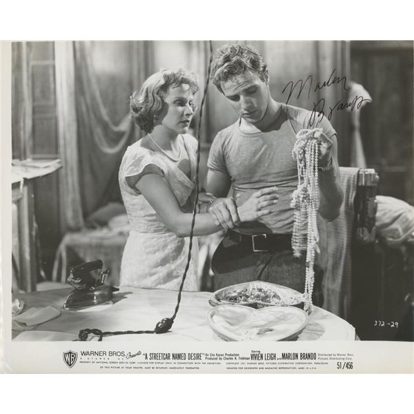Rare Marlon Brando A Streetcar Named Desire signed movie photo