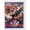 Image 1 : Buffalo Bills Will Wolford1990 NFL #445 signed trading card