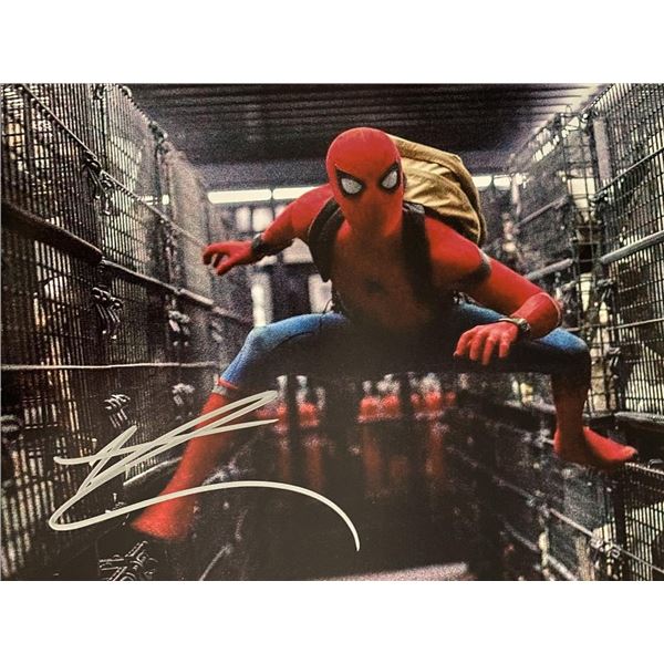 Spider-man Tom Holland signed photo