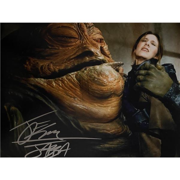 Star Wars   Jabba the Hutt John Coppinger signed photo