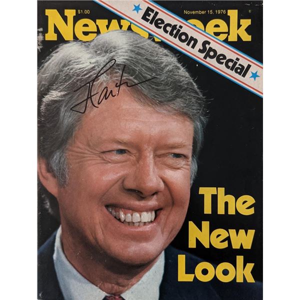 Newsweek Magazine 1976 Election Special signed by Jimmy Carter