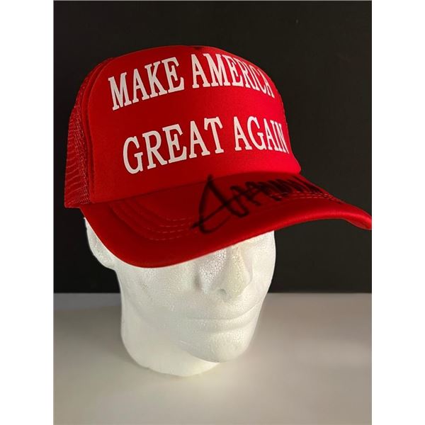 US President Donald Trump Signed Make America Great Again Trucker Hat