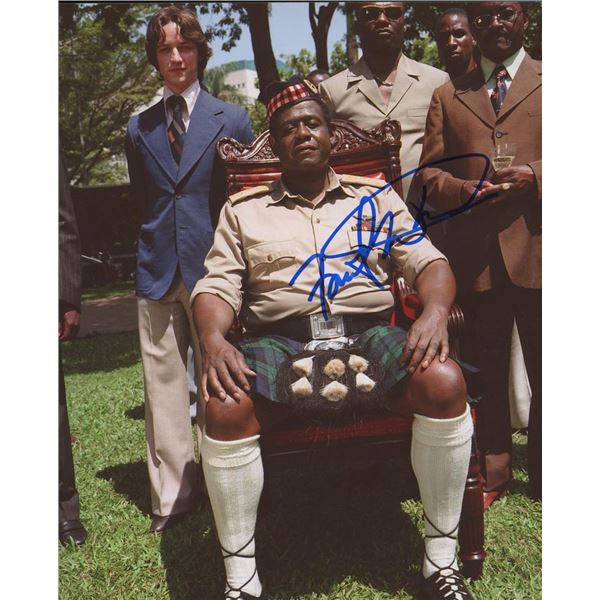 The Last King Of Scotland Forest Whitaker signed photo