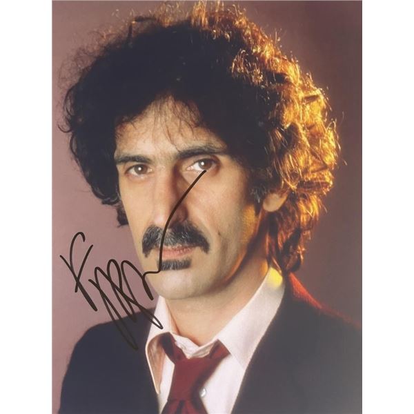 Frank Zappa signed photo