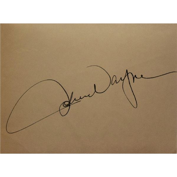 John Wayne signature slip