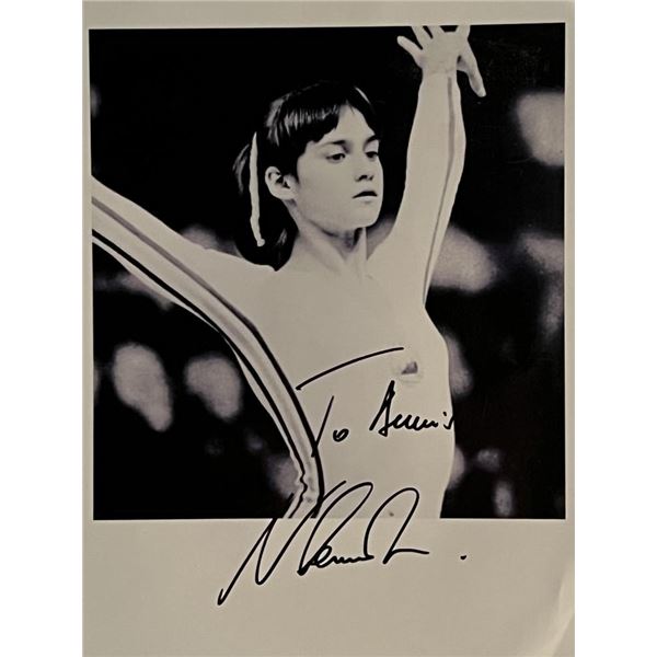 Olympic Gymnast Nadia ComÄƒneci Signed Photo