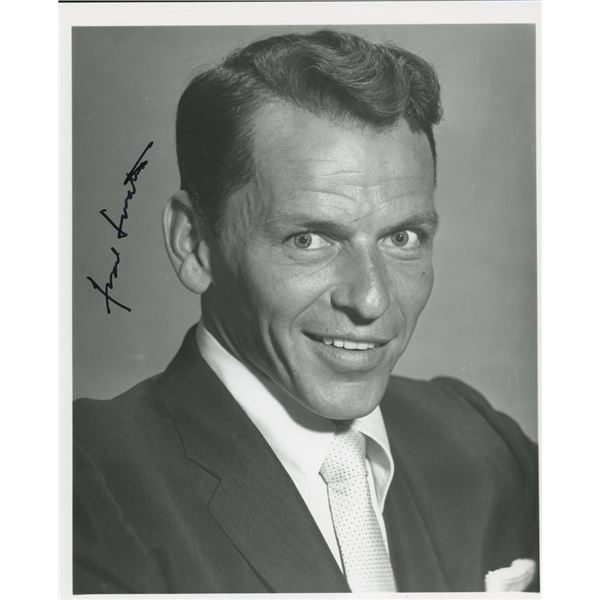 Frank Sinatra signed photo