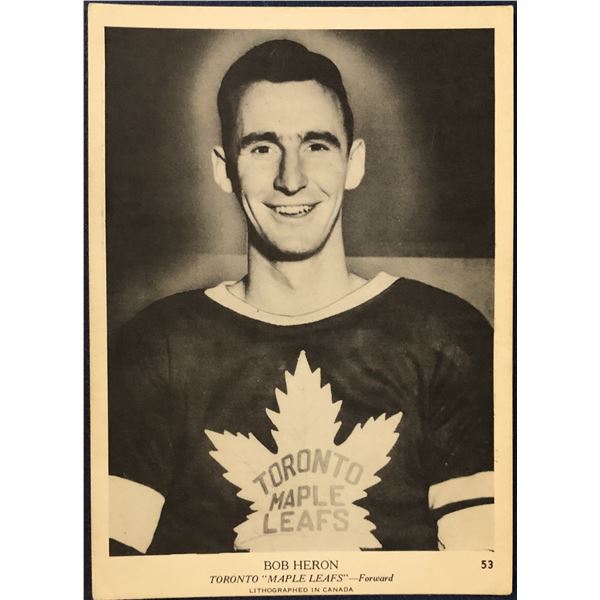 1939-40 O-PEE-CHEE V301-1 BOB HERON ROOKIE CARD