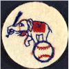 Image 1 : 1960's MLB FABRIC EMBRODERIED LOGO - PHILADELPHIA ATHLETICS
