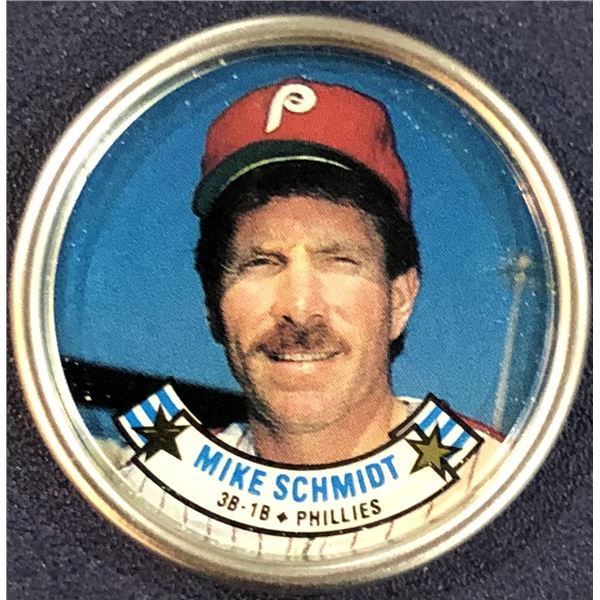 1988 TOPPS BASEBALL COIN - MIKE SCHMIDT (HOF)