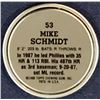 Image 2 : 1988 TOPPS BASEBALL COIN - MIKE SCHMIDT (HOF)