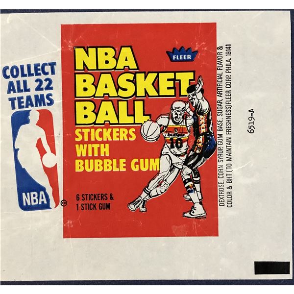 1979-80 FLEER NBA WRAPPER