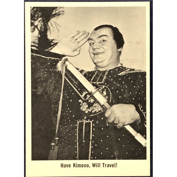 1965 FLEER McHALE'S NAVY - ERNEST BORGNINE