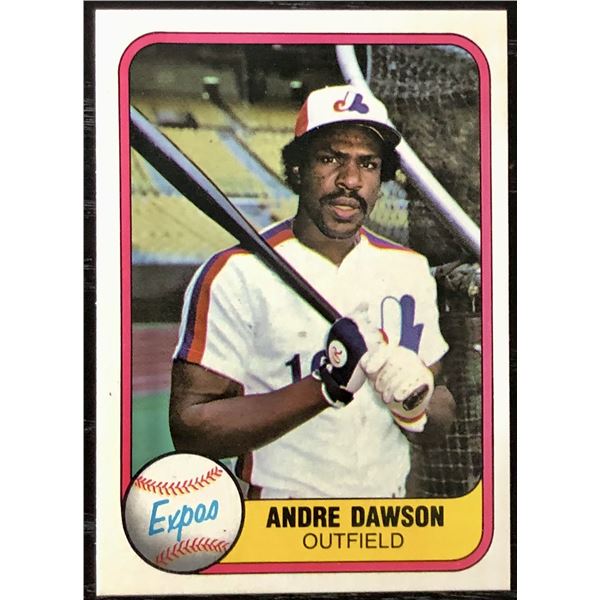 1981 FLEER ANDRE DAWSON (HOF)