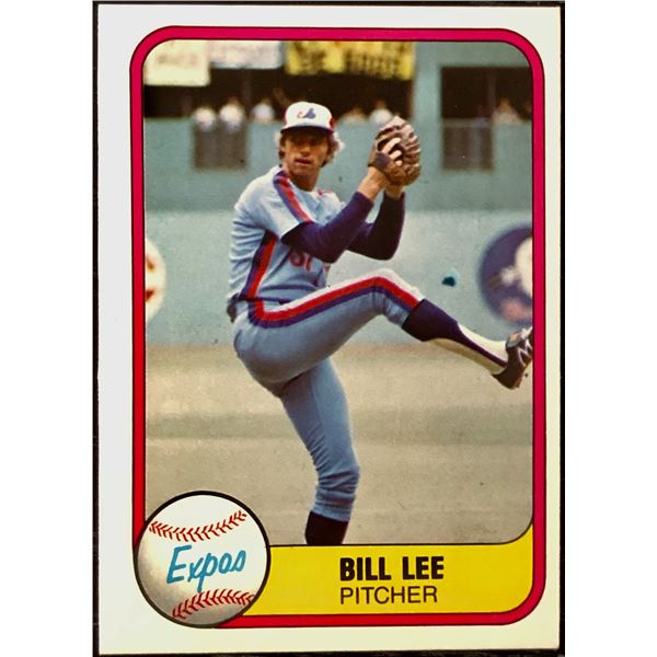1981 FLEER BILL LEE