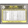 Image 2 : 1981 FLEER BILL LEE