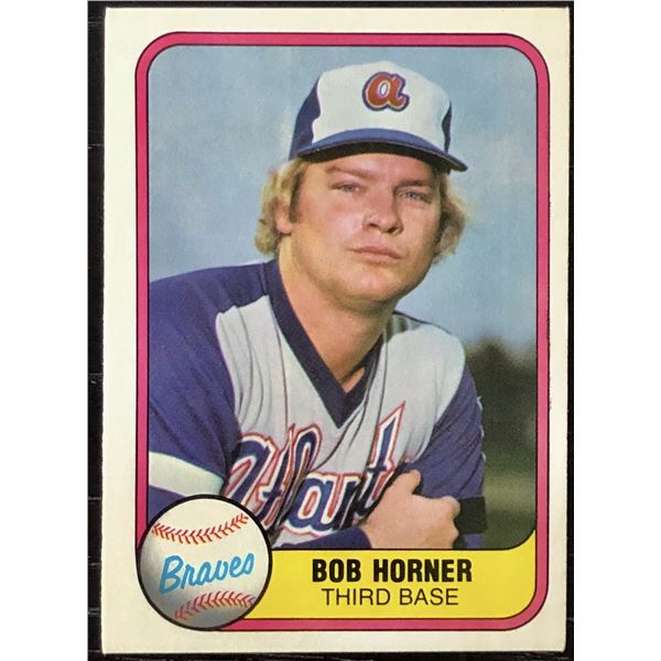1981 FLEER BOB HORNER