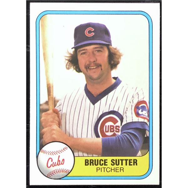 1981 FLEER BRUCE SUTTER (HOF)