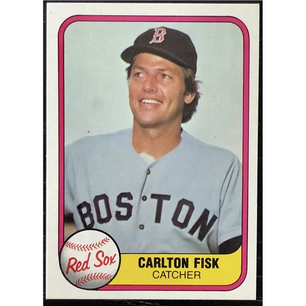 1981 FLEER CARLTON FISK (HOF)