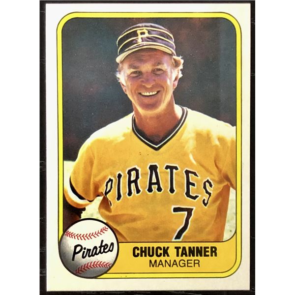 1981 FLEER CHUCK TANNER