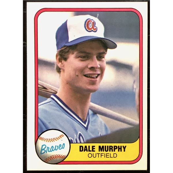 1981 FLEER DALE MURPHY
