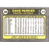 Image 2 : 1981 FLEER DAVE PARKER (HOF)