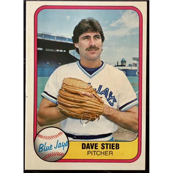 1981 FLEER DAVE STIEB