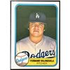 Image 1 : 1981 FLEER FERNANDO VALENZUELA ROOKIE CARD