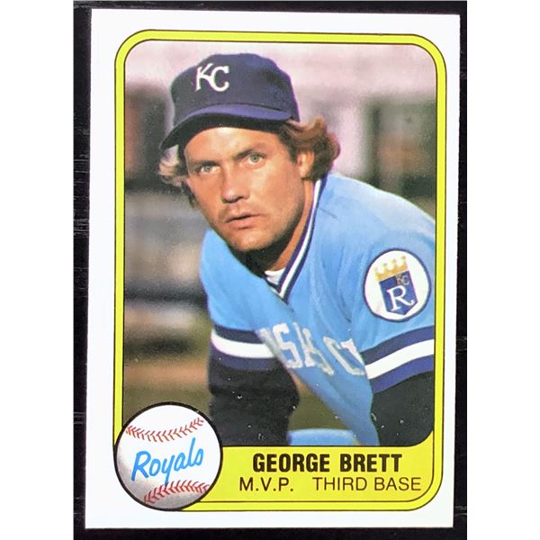 1981 FLEER GEORGE BRETT (HOF)