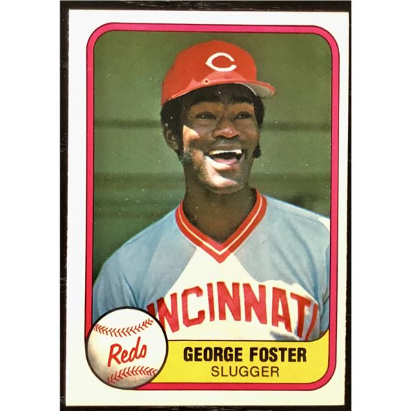 1981 FLEER GEORGE FOSTER