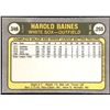 Image 2 : 1981 FLEER HAROLD BAINES ROOKIE CARD