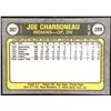 Image 2 : 1981 FLEER JOE CHARBONNEAU ROOKIE CARD