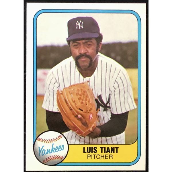 1981 FLEER LUIS TIANT