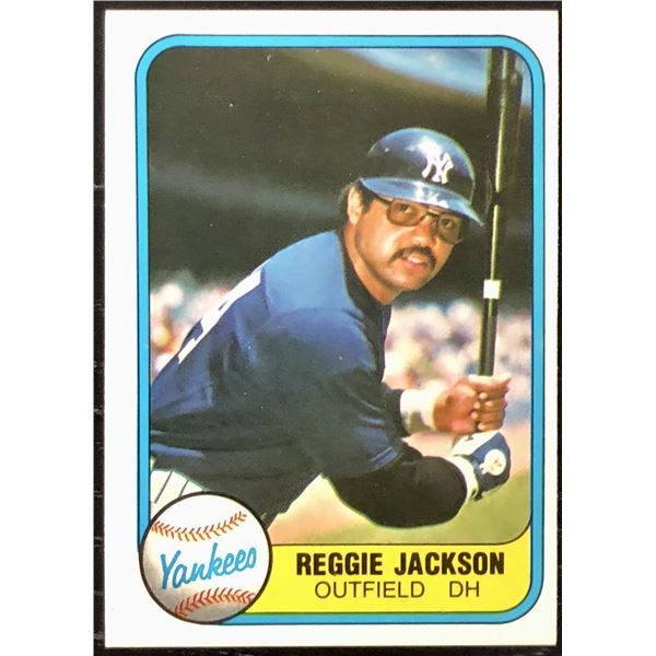 1981 FLEER REGGIE JACKSON (HOF)