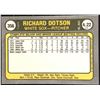 Image 2 : 1981 FLEER RICH DOTSON ROOKIE CARD